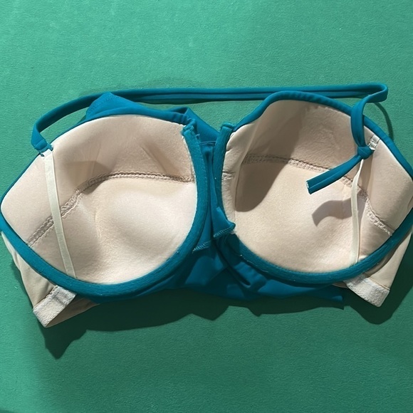 J Crew Women's Bikini Top Padded Wired Bra Size 8 - Picture 5 of 10